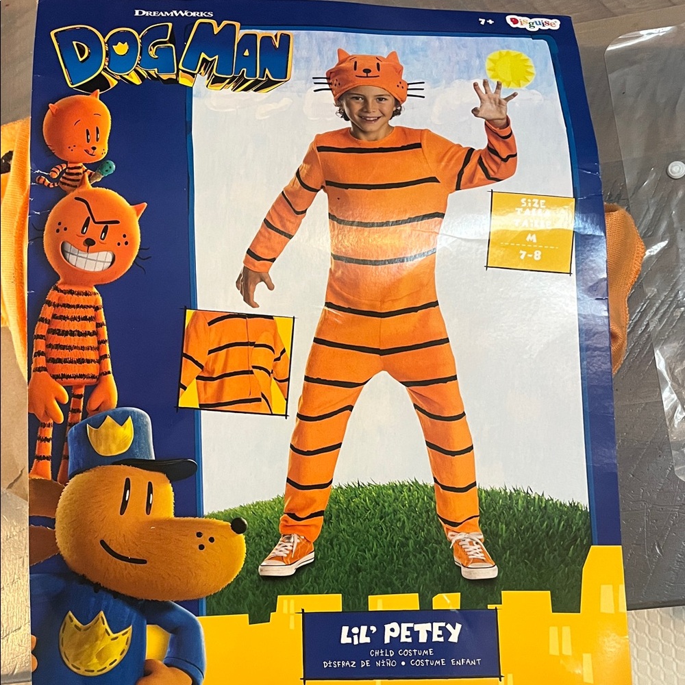 Brand new in bag 
Dreamworks Dog Man 
“Lil Petey” Halloween Costume
